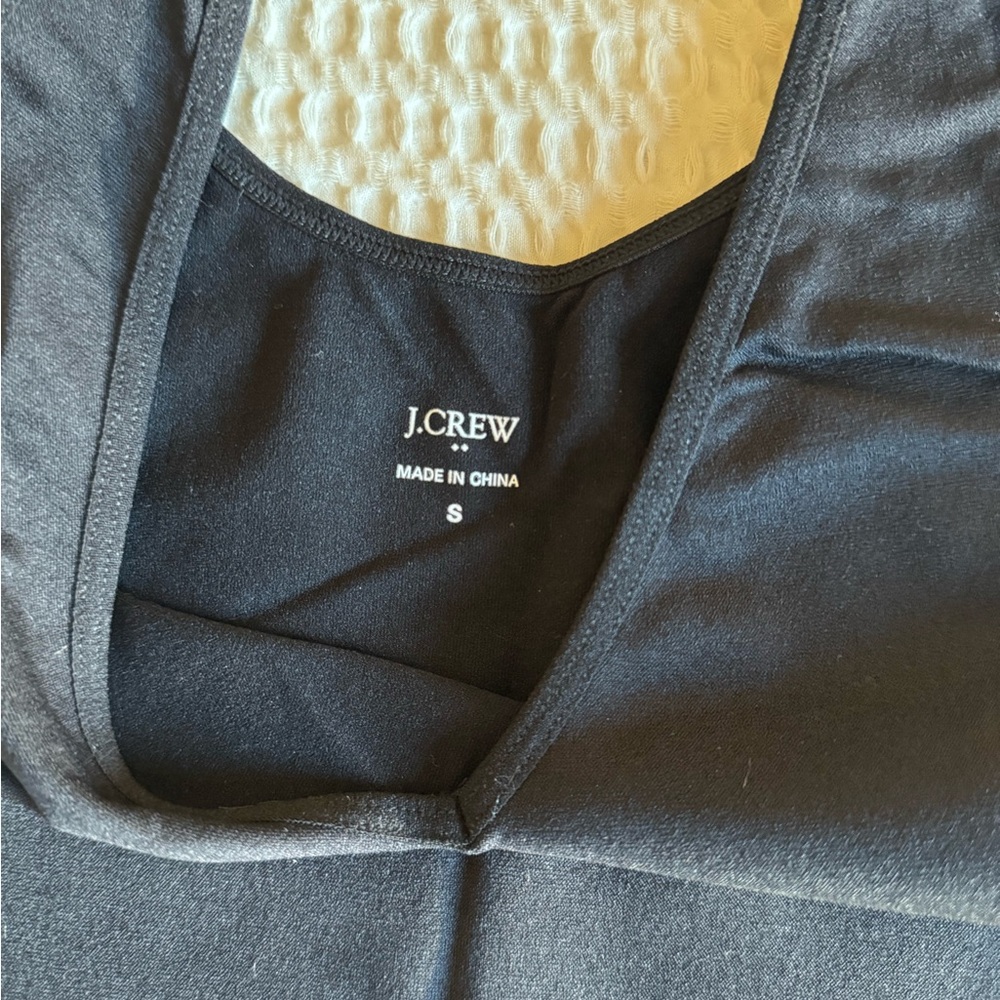J. Crew Black and Nude Fitted Sleeveless Layering Tank Tops - size small - Picture 4 of 8